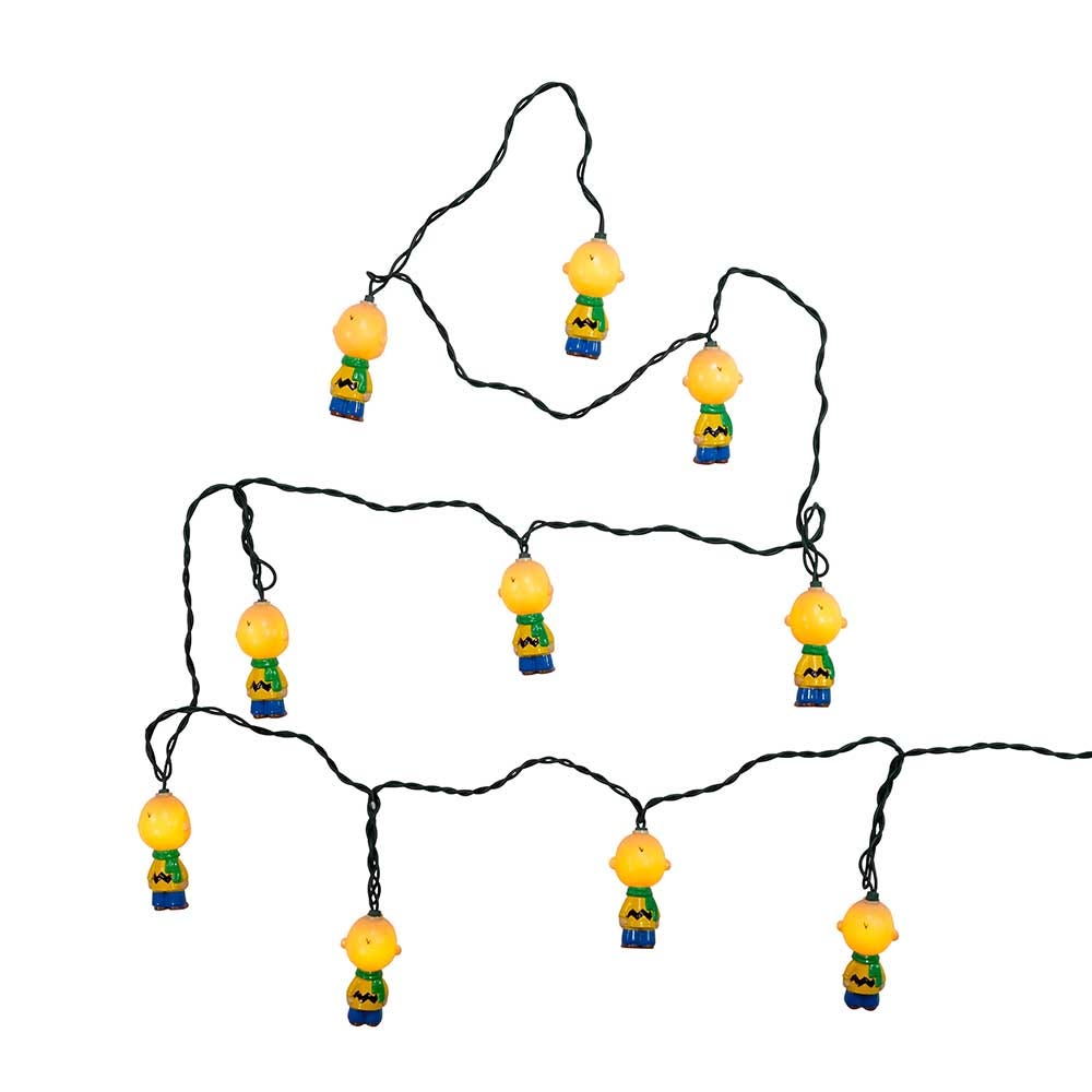 Kurt Adler UL 10 Lights Charlie Brown Light Set